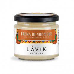 LAVIK Crema di Nocciola Sicilia GR.90 Delicious Sicilian Hazelnut Spre